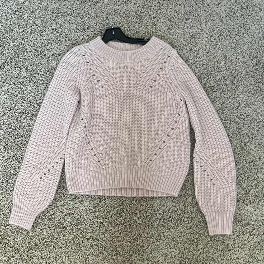 Gap sweater, super cute, pink, size small